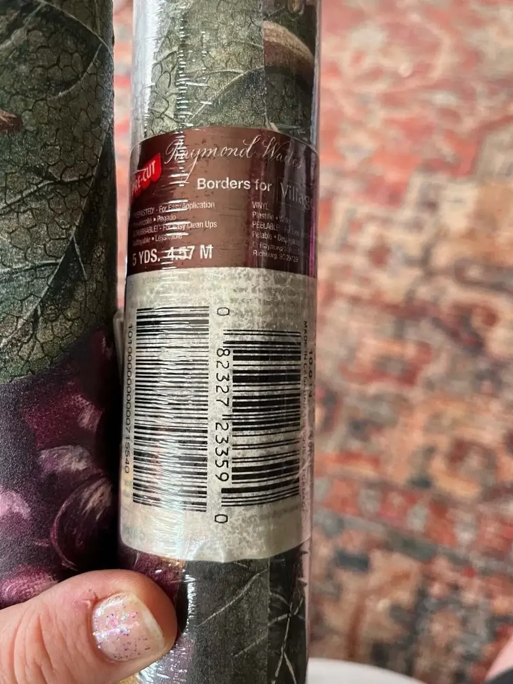 Raymond Waites Borders for Village Grape Vine Die-Cut Wallpaper Border 10 Yards